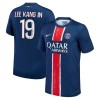 Paris Saint-Germain Lee Kang In 19 Hjemme 2024-25 - Herre Fotballdrakt